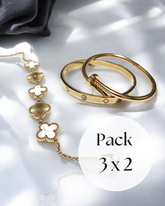 PACK GLAM - 3 PULSERAS